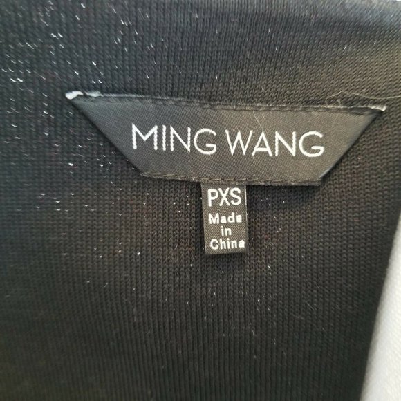 Ming Wang Houndstooth Cardigan Sweater Red Black Gray‎ Petite X-Small PXS - Picture 6 of 8